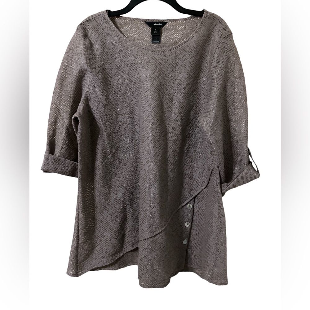 Ali Miles Textured Tunic top
